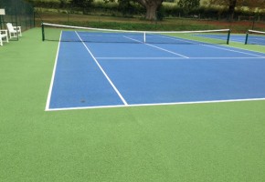 Tennis court painting by ColourCourt.